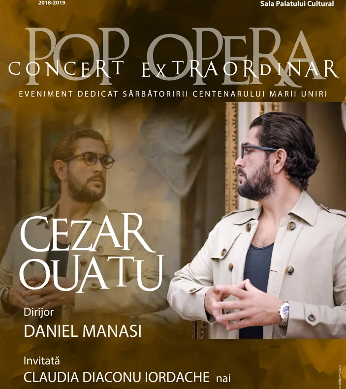 Arad: Cunoscutul cântăreț Cezar Ouatu revine cu un concert fulminant la Arad