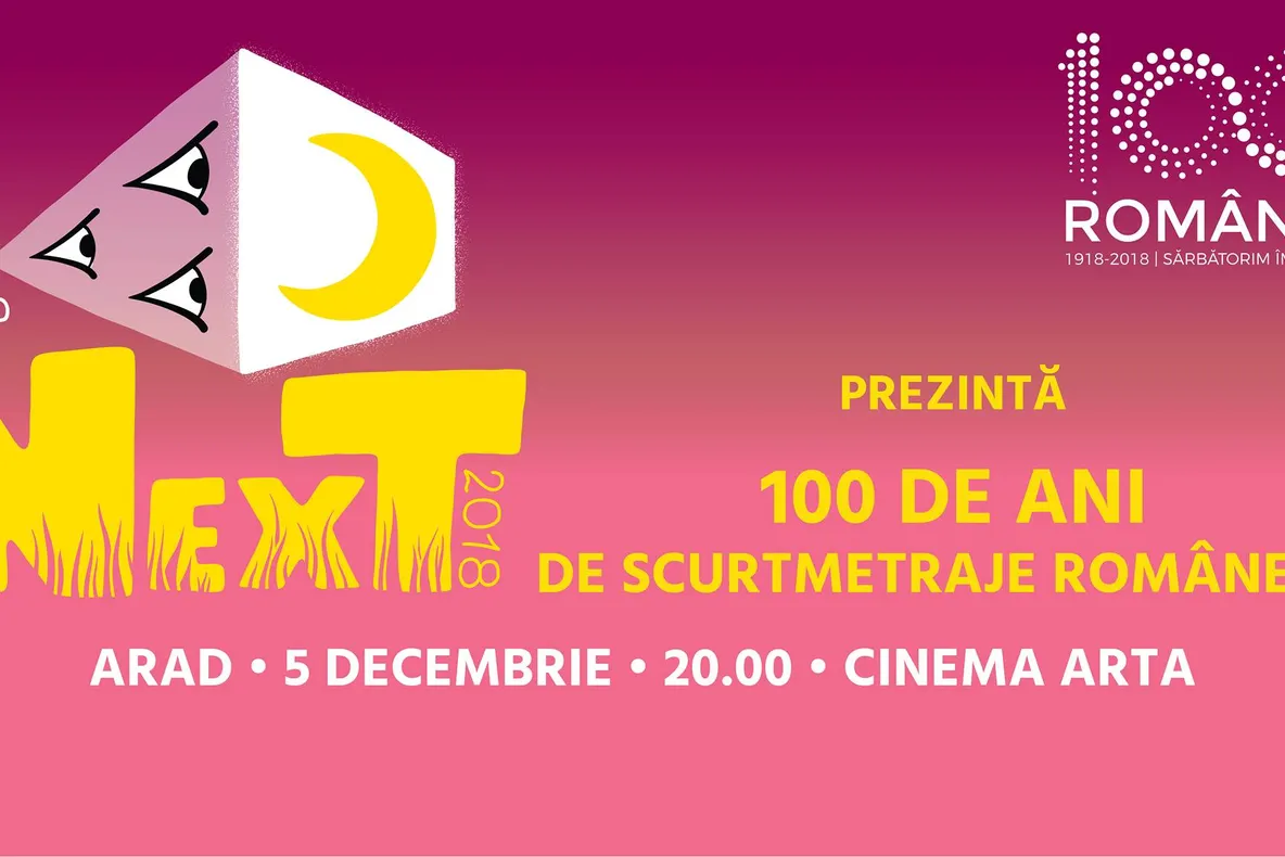 Arad: 100 de ani de scurtmetraje românești, miercuri, la cinema ARTA 