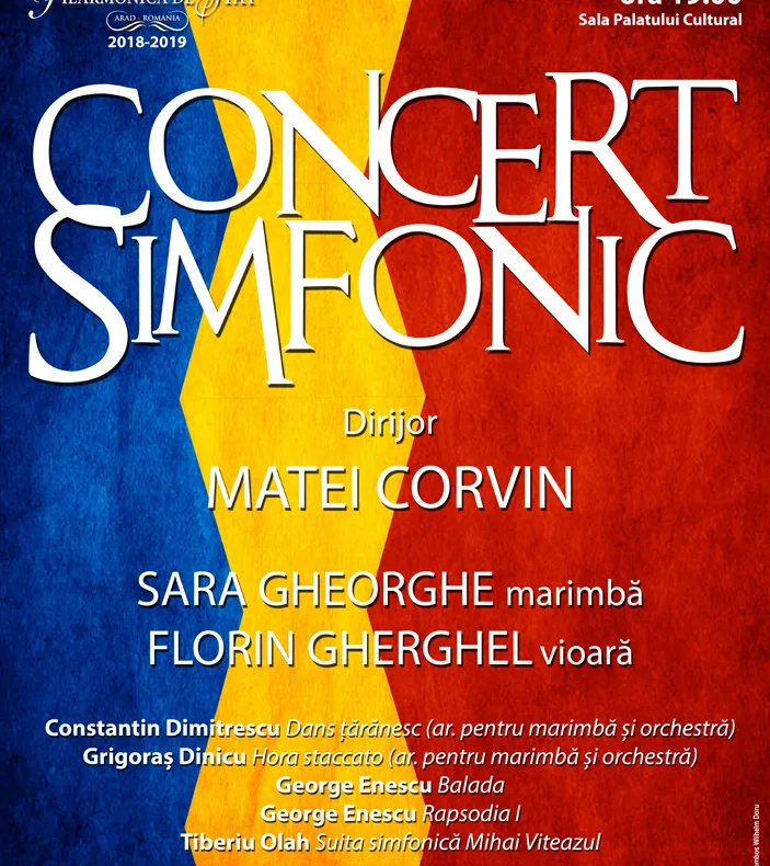 Arad: Concert special dedicat Unirii Principatelor Române