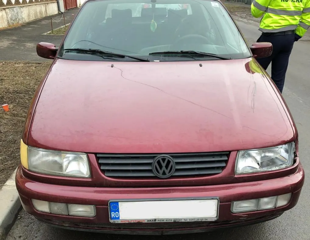Arad: Încă un șofer care a fugit de la locul accidentului. Polițiștii l-au prins și au aflat ce încerca să ascundă