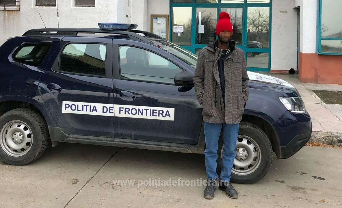 Arad: Cetățean din Etiopia, prins când încerca să treacă granița de vest, pe jos, chiar peste câmp