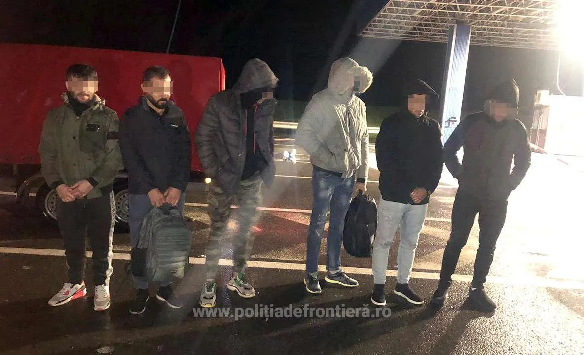 Arad: Crește traficul cu migranți la frontiera de vest. 6 irakieni, descoperiți luni. Săptămâna trecută, alți 28 de migranți