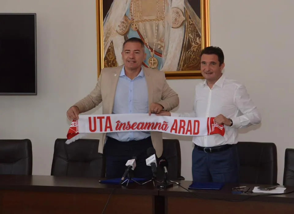 Arad: AUDIO 7,3 milioane de lei pentru UTA, din partea Primăriei Municipiului Arad. Municipalitatea asigură 90 la sută din bugetul clubului