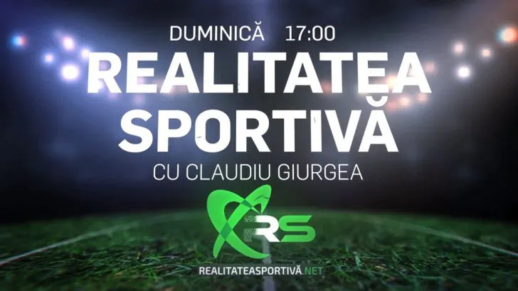 Arad: VIDEO Realitatea Sportivă, cu Claudiu Giurgea, o nouă emisiune la Realitatea TV