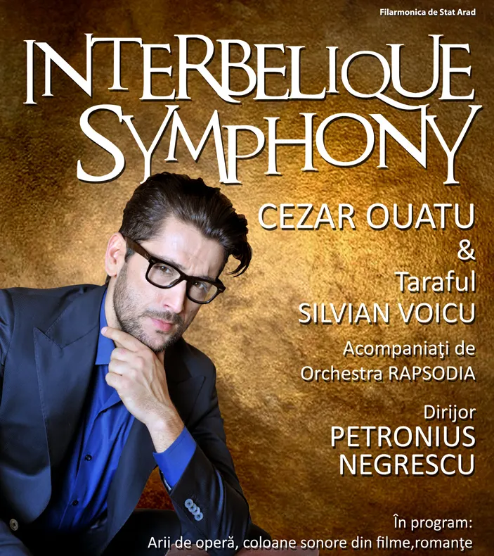 Arad: Cunoscutul artist Cezar Ouatu și Taraful Silvian Voicu prezintă, vineri seara, la Arad, concertul-premieră "Interbelique Symphony" 