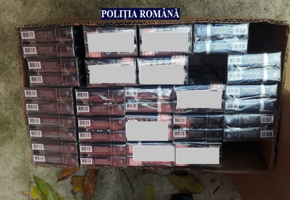 Arad: Țigări de contrabandă, confiscate dintr-o mașină oprită la control