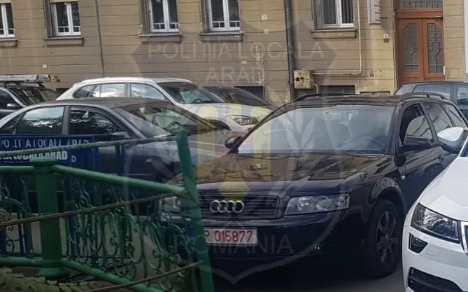Arad: Nereguli în serie pentru un șofer, care a parcat neregulamentar în centrul Aradului. S-a ales cu dosar penal