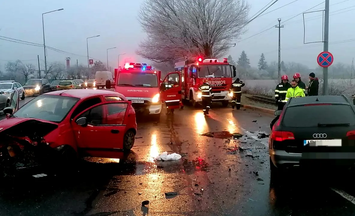 Arad: AUDIO Accident grav la ieșirea din Arad către șoseaua de centură parte din DN7