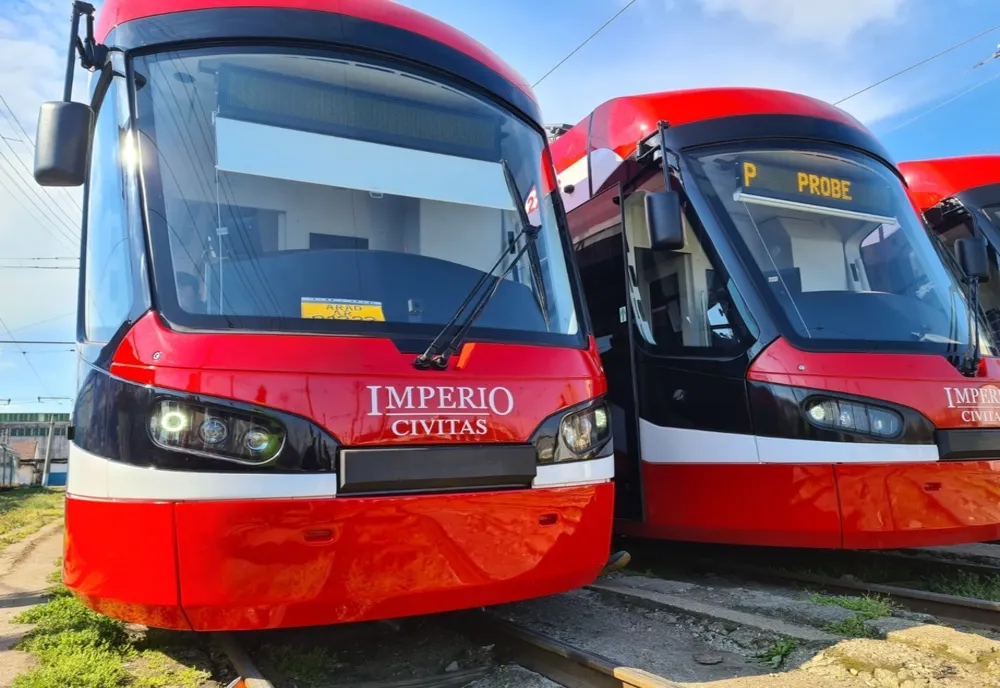 Încă două tramvaie Imperio Civitas au fost puse în circulație  la Arad
