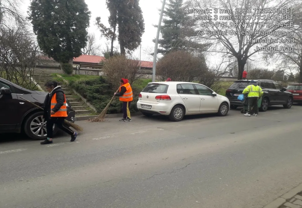 Curățenia generală de primăvară continuă la Arad
