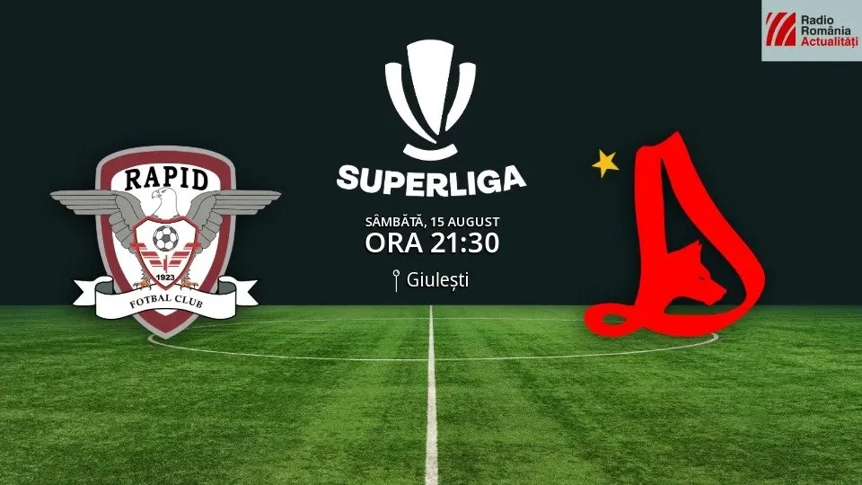 Superliga: Rapid - Dinamo, primul derby bucureștean al sezonului