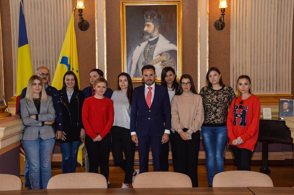 Delegație mass-media din Chișinău, Republica Moldova, la Arad. Ce a prezentat primarul Gheorghe Falcă