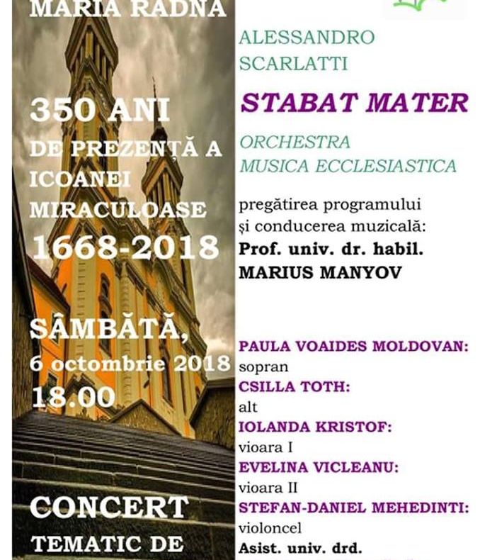 Concert inedit de muzică sacră, sâmbătă, în cel mai mare loc de pelerinaj catolic din vestul României, Basilica Papală la Maria Radna