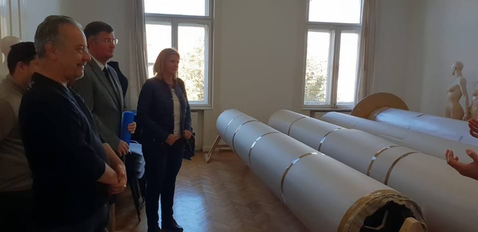 Arad: Cea mai mare pictură din Arad, care are 52 de metri, a revenit în județ și va fi expusă, după ce a fost ascunsă publicului timp de câteva zeci de ani