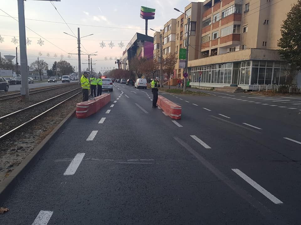 Arad: Măsuri extreme pentru a convinge șoferii să respcte noile marcaje rutiere