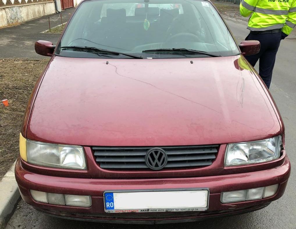 Arad: Încă un șofer care a fugit de la locul accidentului. Polițiștii l-au prins și au aflat ce încerca să ascundă