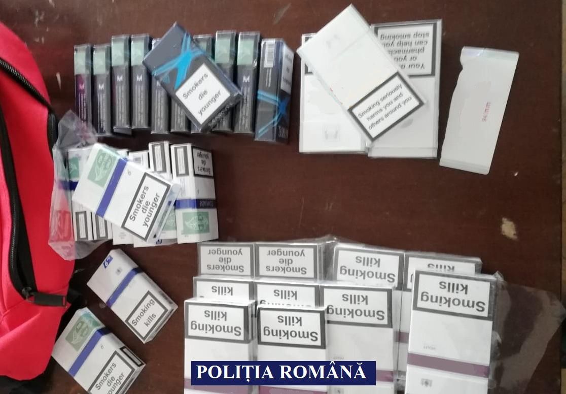 Arad: Contrabanistă de țigări, dusă la poliție cu mandat, după ce a refuzat să meargă la audieri, dar a continuat traficul cu țigări