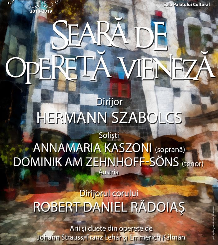 Arad: Seară de operetă vieneză, inspirată din programele de Carnaval ale metropolei imperiale, joi la Arad