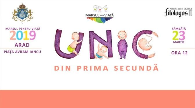 Arad: Marșul pentru Viață, sâmbătă, în municipiul Arad și alte 10 localități din județ