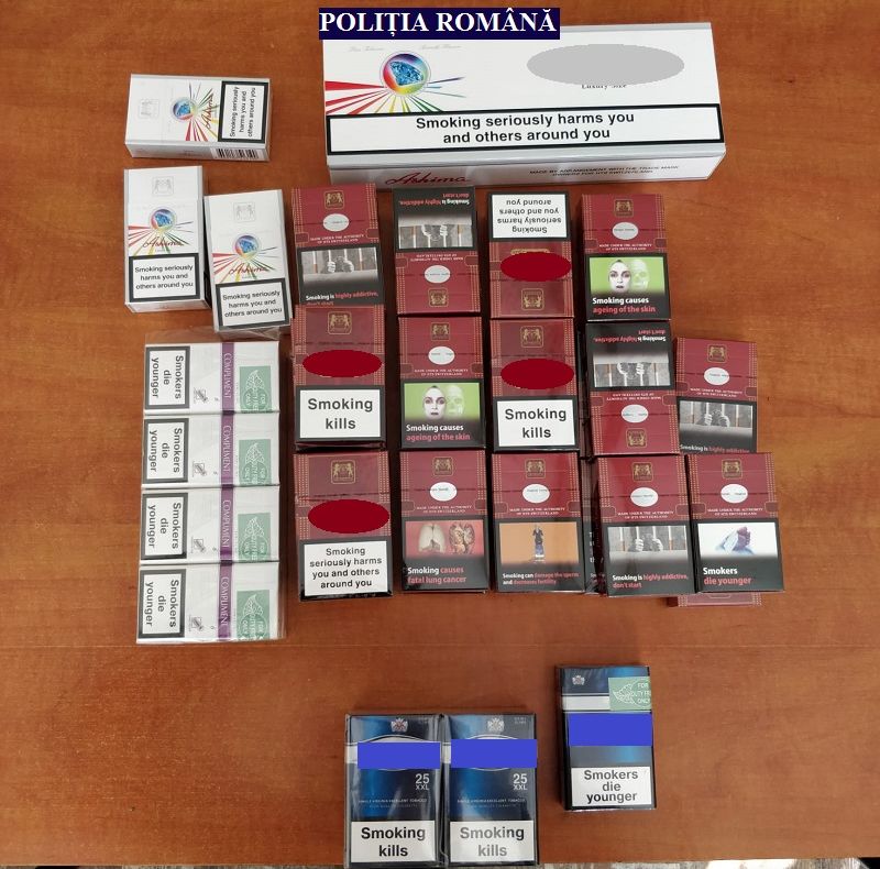 Arad: 1.100 de țigări de contrabandă și amenzi de 11.000 lei, într-o piață cunoscută din centrul Aradului
