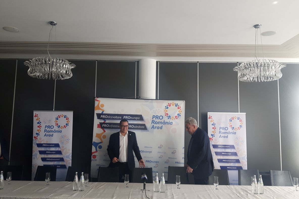 Arad: Victor Ponta: Dacă PSD reuşeşte să scape de Dragnea, Dăncilă, Vâlcov şi toată gaşca, e natural să colaborăm cu PSD