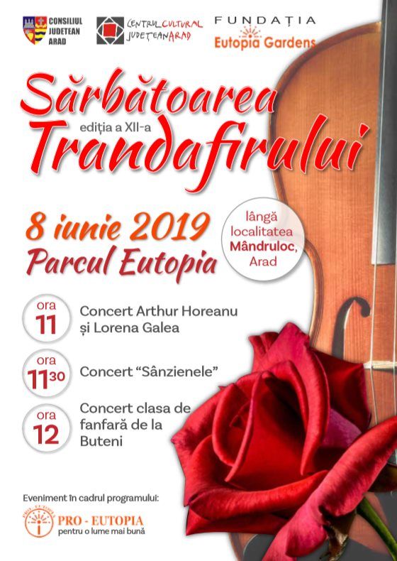 Arad: Cea de-a 12-a ediție a Sărbătorii Trandafirului, în cel mai mare rozariu din sud-estul Europei