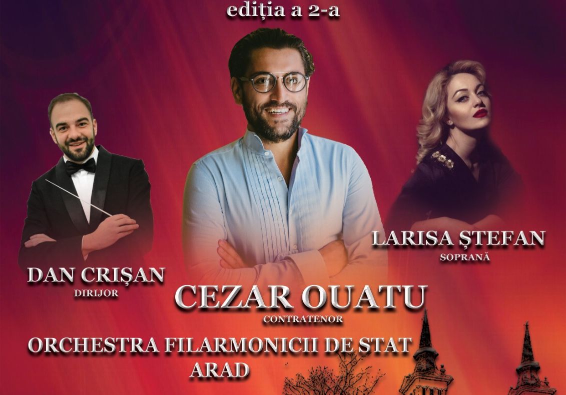 Arad: Concert special pe platoul din fața Basilicii Papale Maria Radna. Invitat special, cunoscutul artist Cezar Ouatu