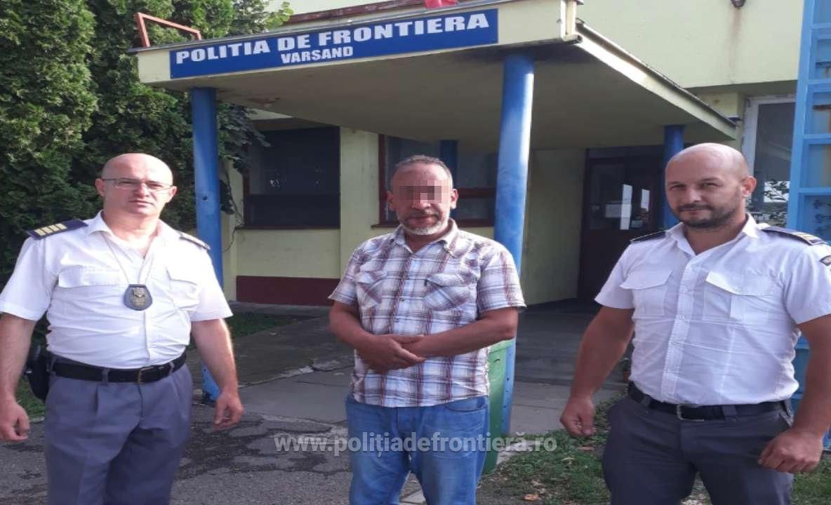 Arad: Bărbat din Palestina, descoperit la frontiera de vest, când încerca să iasă ilegal din țară, pe jos, chiar peste câmp