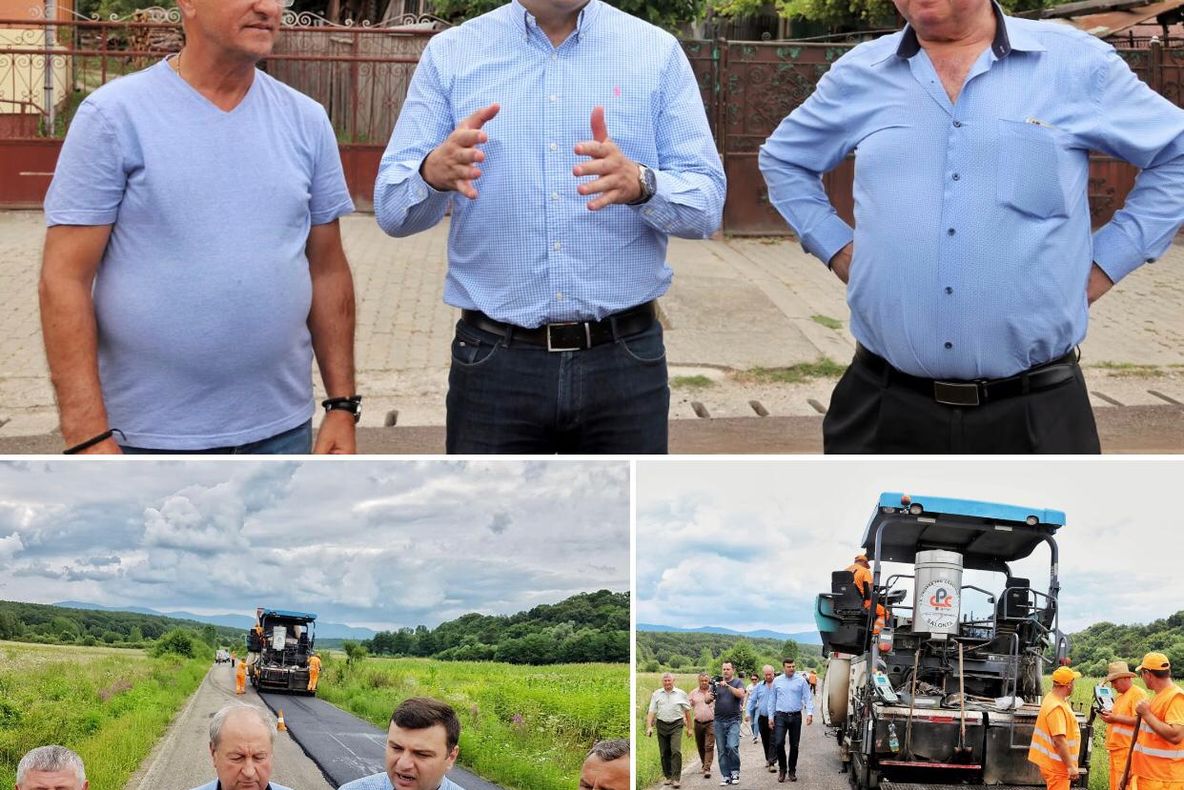 Arad: AUDIO Mai multe drumuri, modernizate cu covor asfaltic