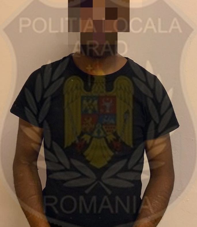 Arad: Bărbat încătușat de către polițiștii locali, în zona Gării Mari din centrul Aradului