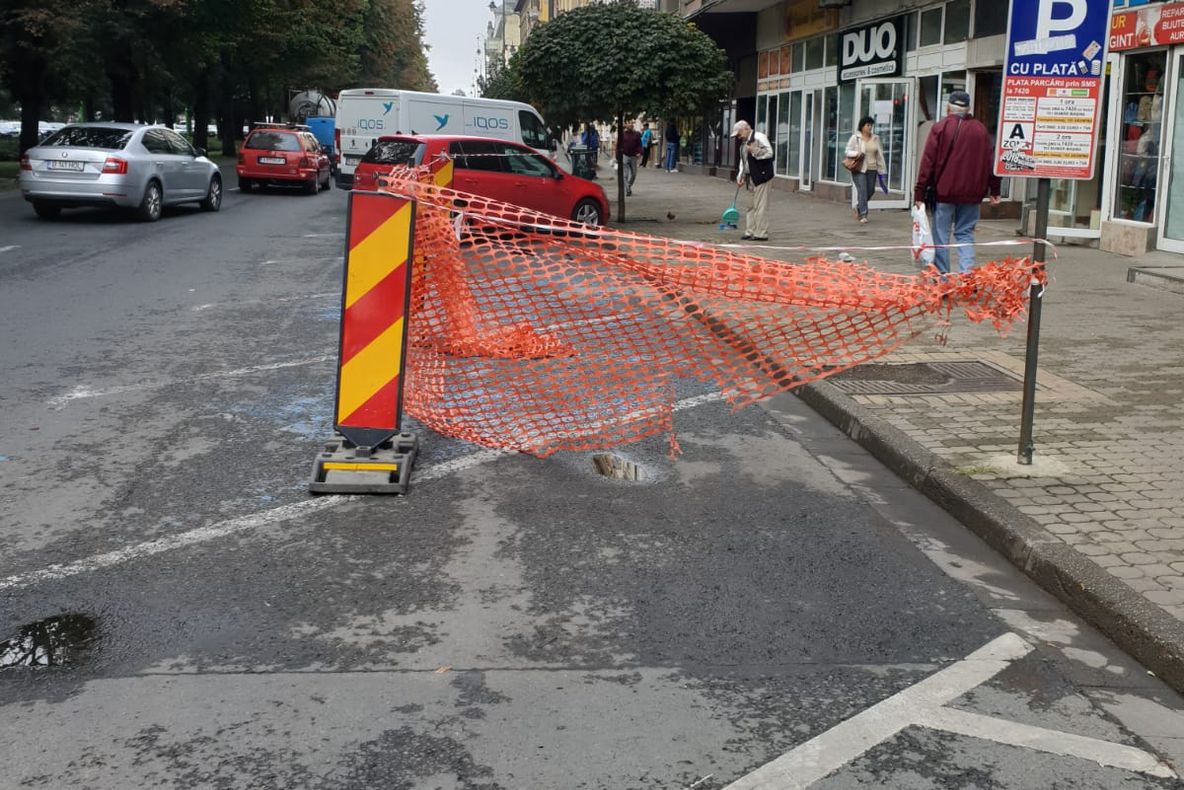 Arad: S-au redeschis lucrările din centrul Aradului