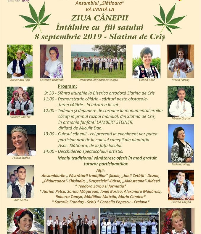 Arad: Sărbătoarea Cânepii are loc duminică în județul Arad. Activitățile inedite pe care le puteți face dacă mergeți la manifestare