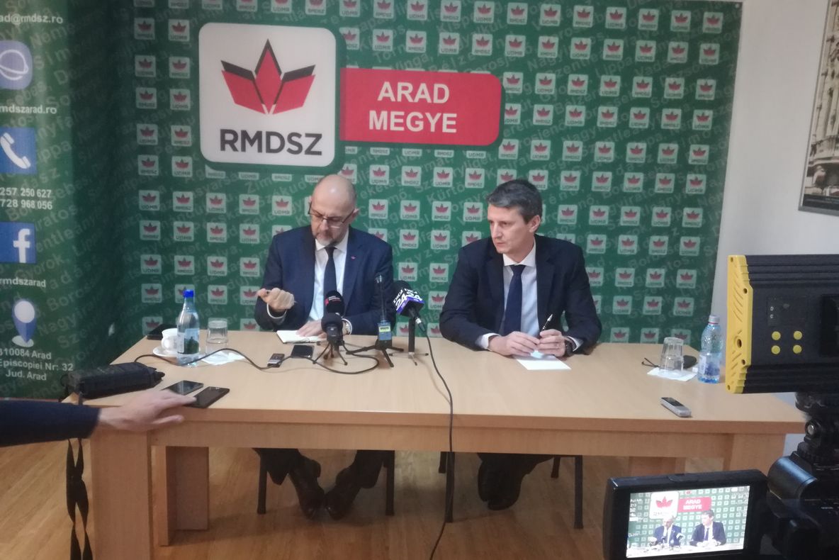 Arad: AUDIO FOTO VIDEO Președintele UDMR, Kelemen Hunor: Uniunea nu cere nimic pentru a susține moțiunea de cenzură la adresa Guvernului PSD 
