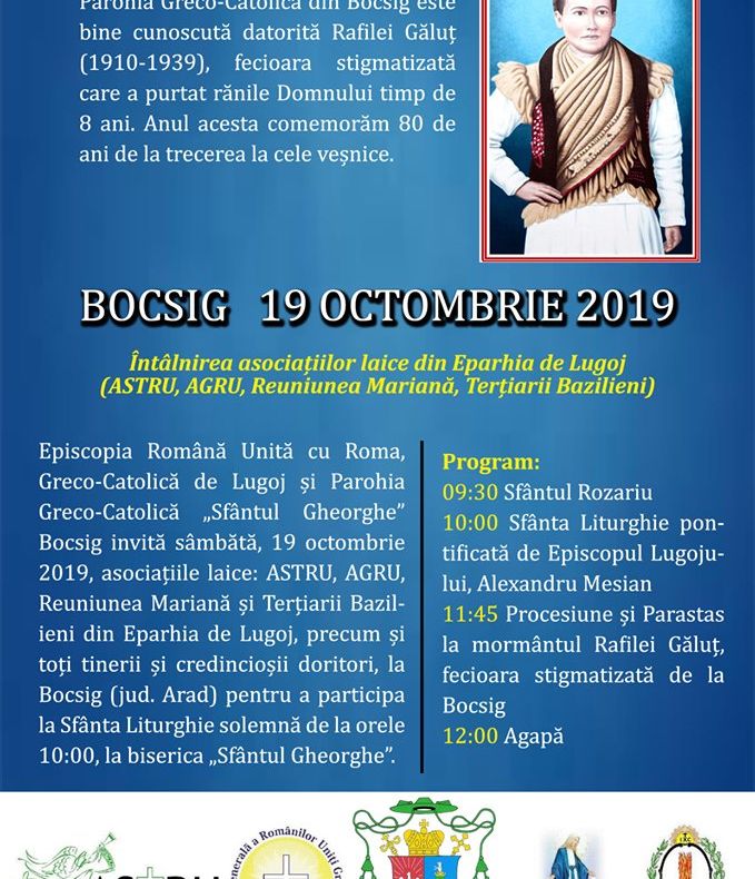 Arad: Pelerinaj, sâmbătă, la mormântul româncei propusă spre beatificare la Vatican. Este singura persoană din România despre care se ştie că a purtat Rănile Domnului Iisus Christos