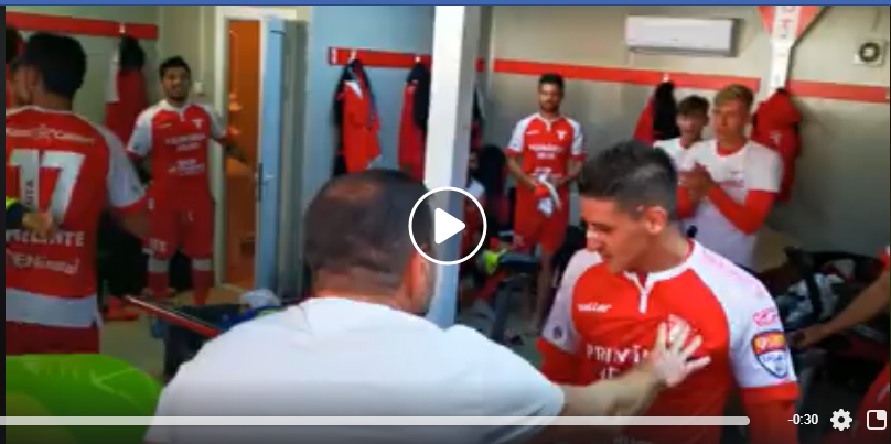 Arad: VIDEO Cum au sărbătorit jucătorii de la UTA victoria cu ASU Politehnica Timișoara