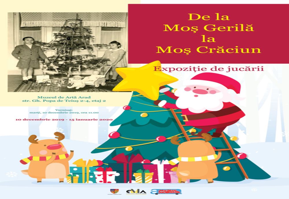 Arad: Expoziție inedită cu jucării, la Arad: "De la Moș Gerilă la Moș Crăciun"