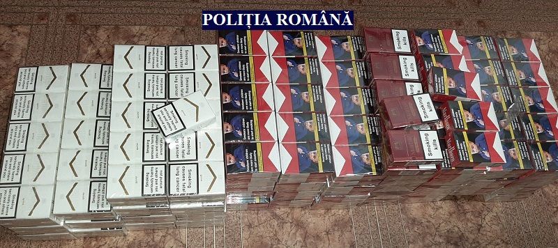 Arad: Cca 11.000 de țigări de contrabandă, confiscate de către polițiștii din Arad