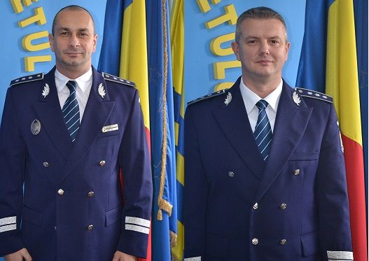 Arad: Adjuncți noi, la conducerea IPJ Arad: comisar-șef Adrian Șimon și comisar-șef Nicolae Jurcă