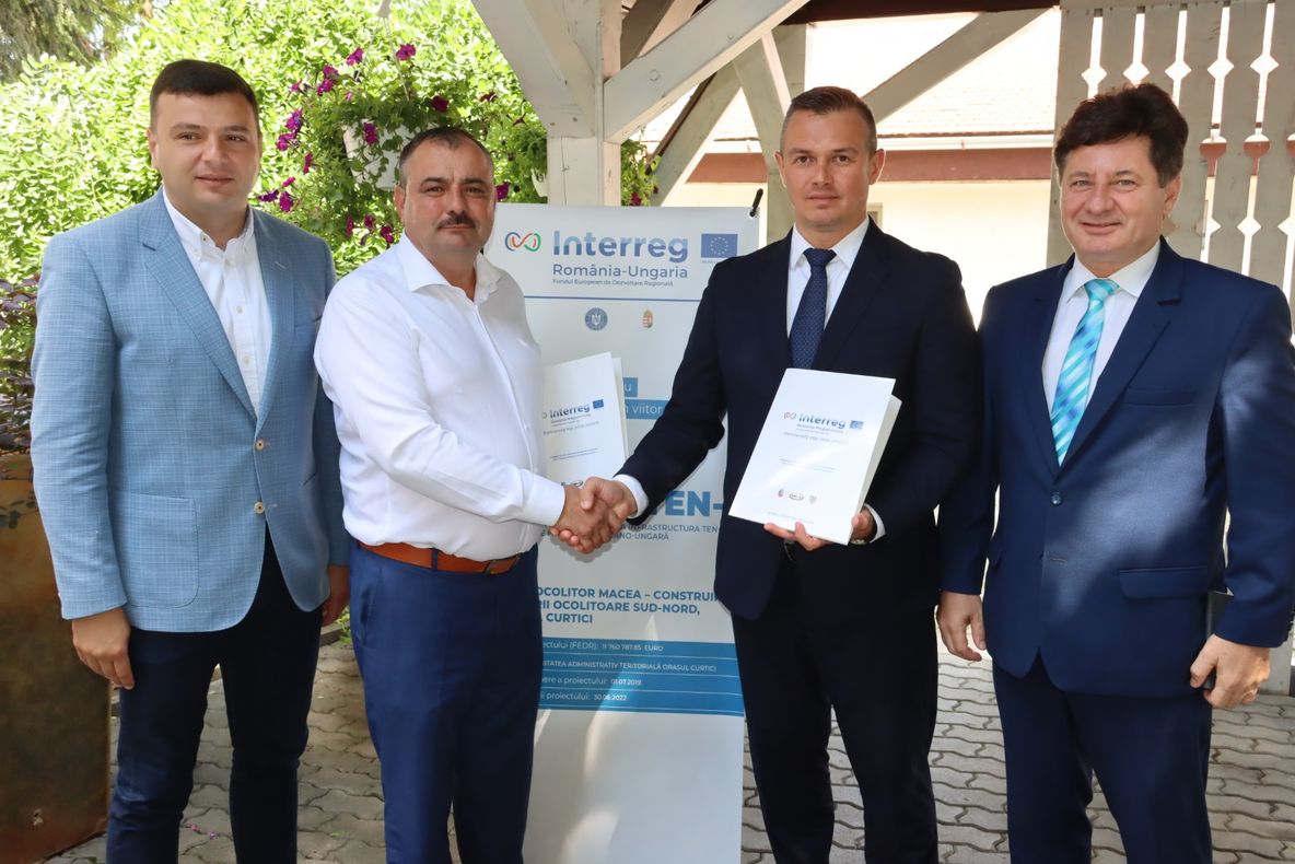 Arad: AUDIO Contractul pentru centura orașului Curtici, semnat. Va fluidiza circulația în zona frontierei cu Ungaria