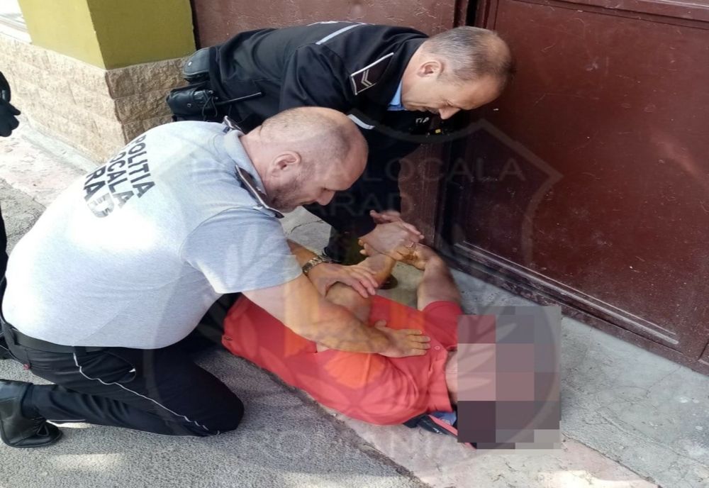Bărbat în pragul unei crize de epilepsie, salvat de polițiștii locali