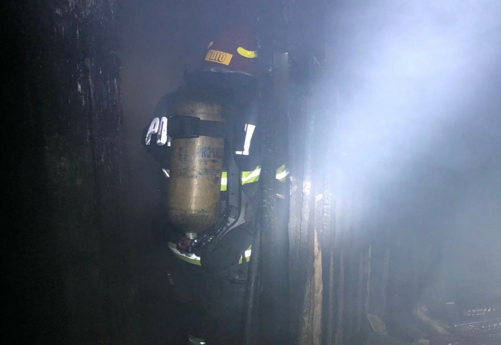 Incendiu la subsolul Palatului Episcopal Sârbesc din centrul Aradului