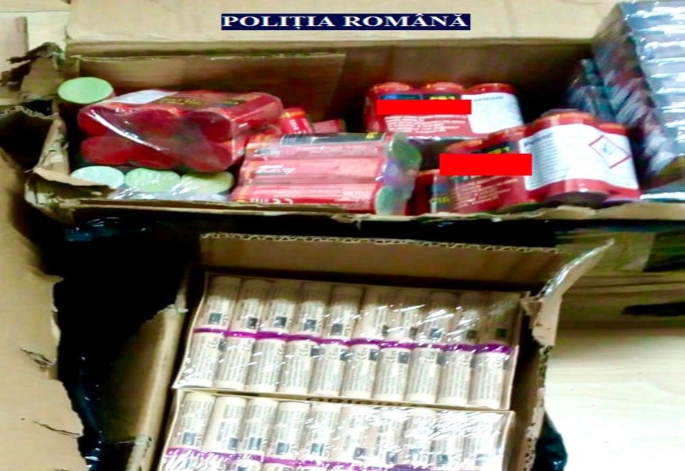Peste 8.000 de articole pirotehnice, depistate de polițiștii arădeni