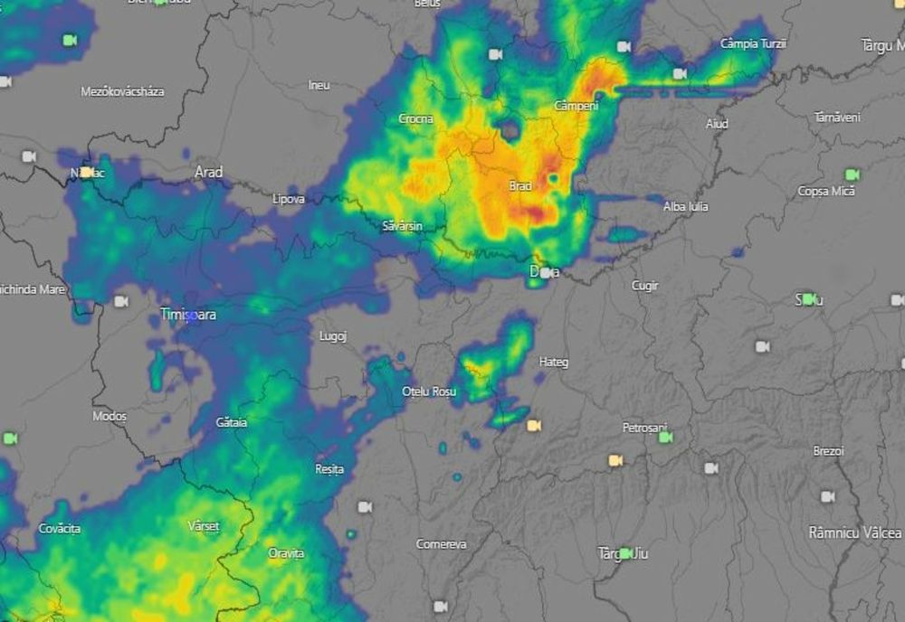 Alarmă ROAlert în vestul țării. Cod roșu
