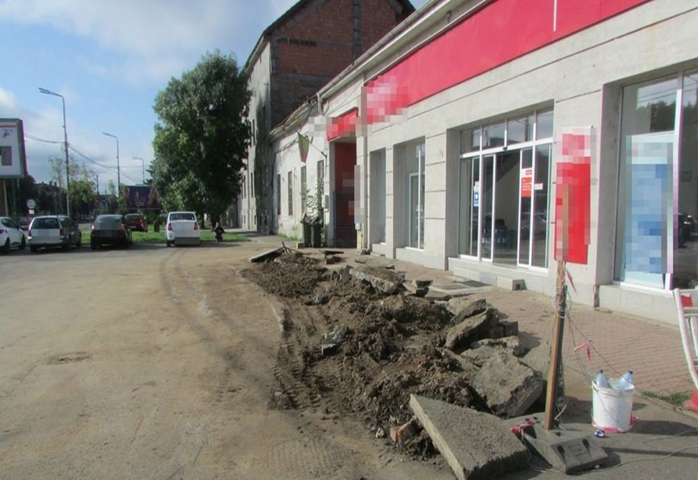 Plângere penală și amendă contravențională pentru lucrări pe Calea Timișorii 