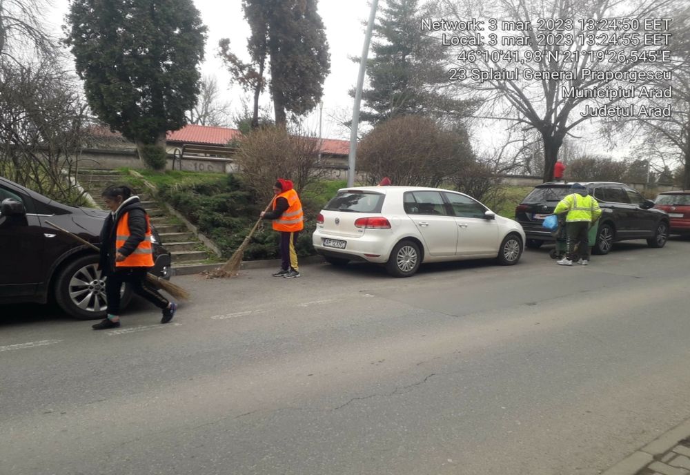Curățenia generală de primăvară continuă la Arad