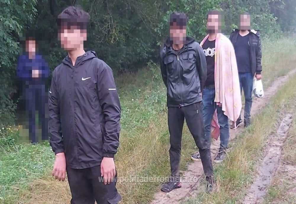 Zece străini au fost prinşi pe câmp când încercau să treacă ilegal graniţa în Ungaria