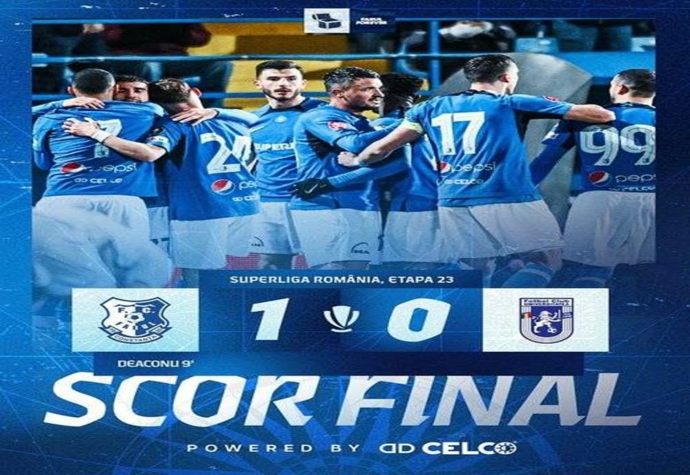 Fotbal: Farul Constanţa - FC U 1948 Craiova 1-0, în Superligă