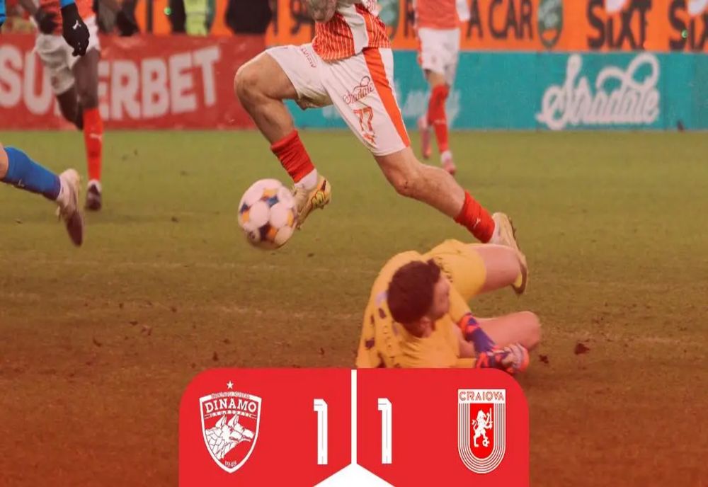 Dinamo – Universitatea Craiova 1-1