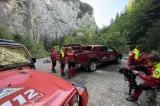 Misiune contracronometru în Cheile Bicazului. Salvamontiștii caută doi turiști care s-au rătăcit într-o zona cu pericol de cădere în gol