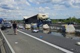 Accident între două TIR-uri pe autostrada A1, în Arad. Traficul spre Nădlac a fost deviat
